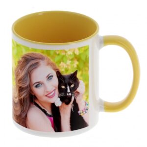 mug-ceramique-sublimation-330ml-poignee-et-interieur-jaune