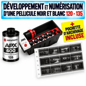 Développement seul péllicule noir et blanc-120-135 et appareils jetables