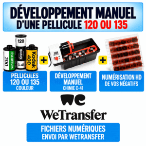 Developpement pellicule 120 et 135 ( 24 x 36 ) et appareils photo jetables couleur avec numérisation HD