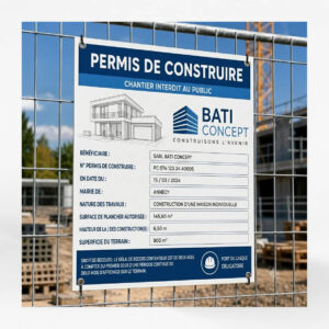 PANNEAU DE CHANTIER 80 X 120 CM AKILUX