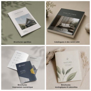 Brochures, impression numérique