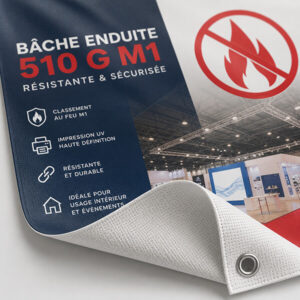 BÂCHE ENDUITE 550G (M1)