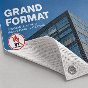BÂCHE MICROPERFORÉE MESH 370 G/M² (B1)